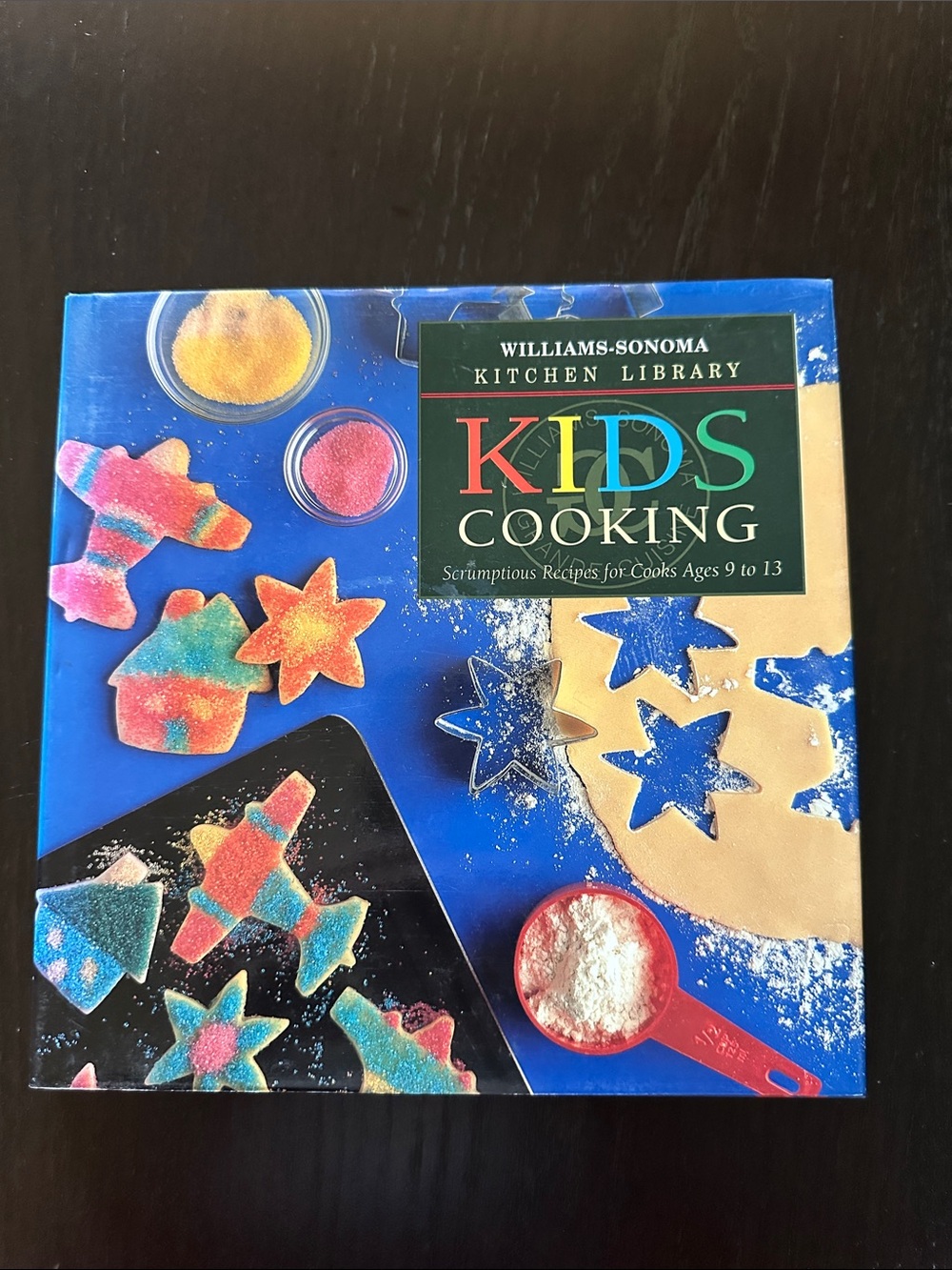 Williams Sonoma Kids Cooking Book - Blue Cover with Multicolor Accents